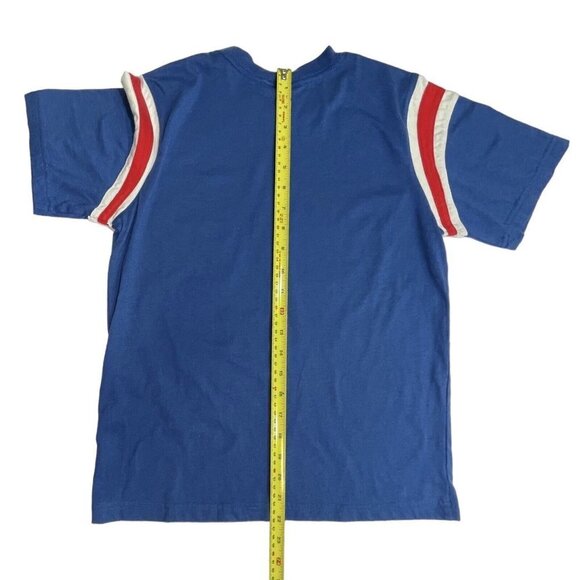 NFL TEAM APPAREL NY Giants T-Shirt Unisex Kids Large (12-14) Blue Short Sleeves - Picture 7 of 8